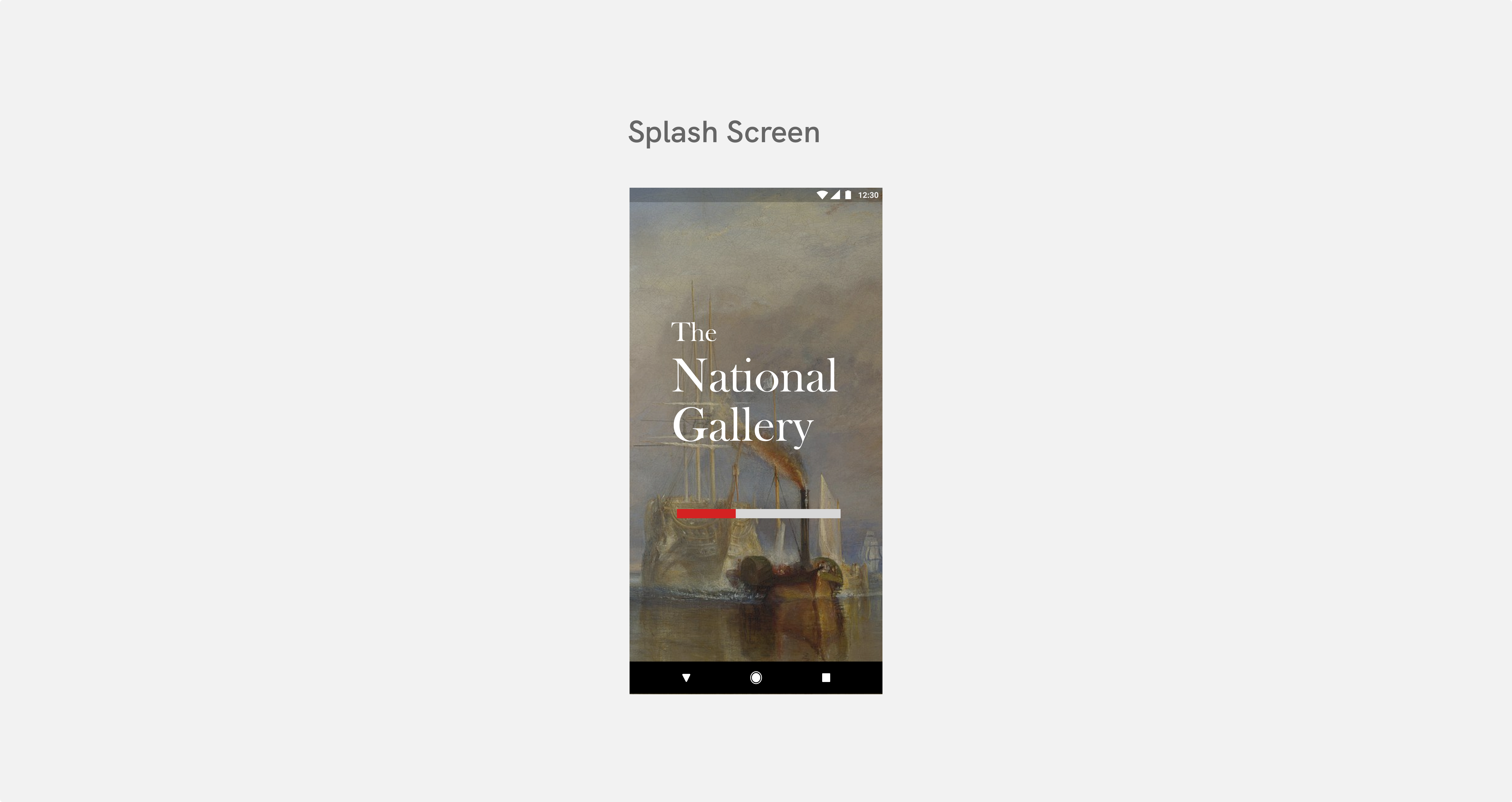 National Gallery Splash Screen